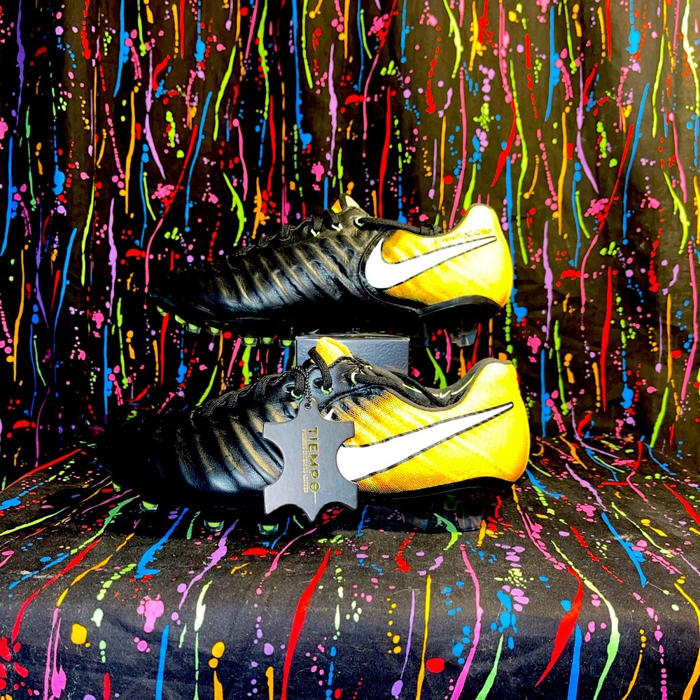 Nike Tiempo Legend VII 7 FG Soccer Cleats Black